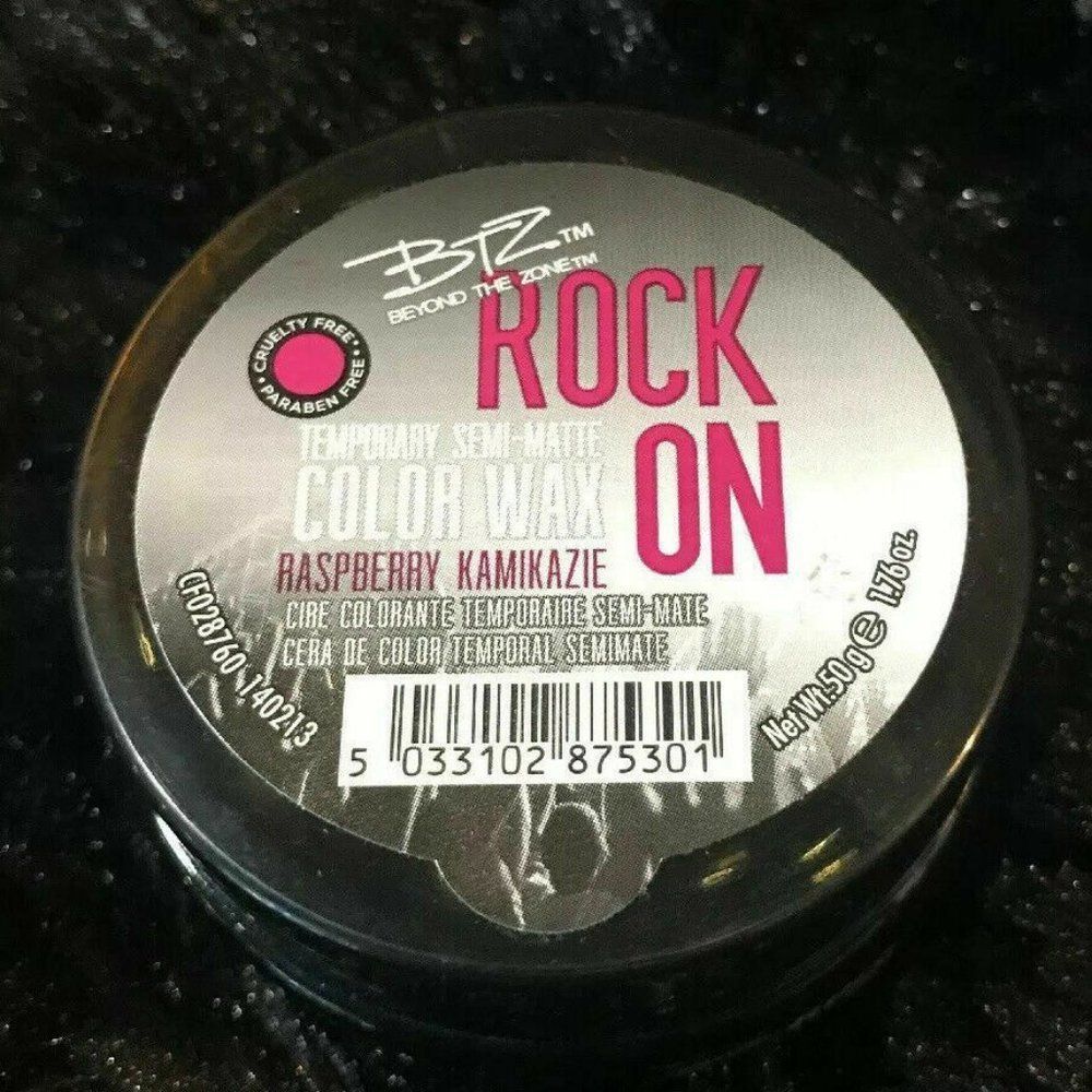 Rock On Temp Color Wax Raspberry Pink Wash Out